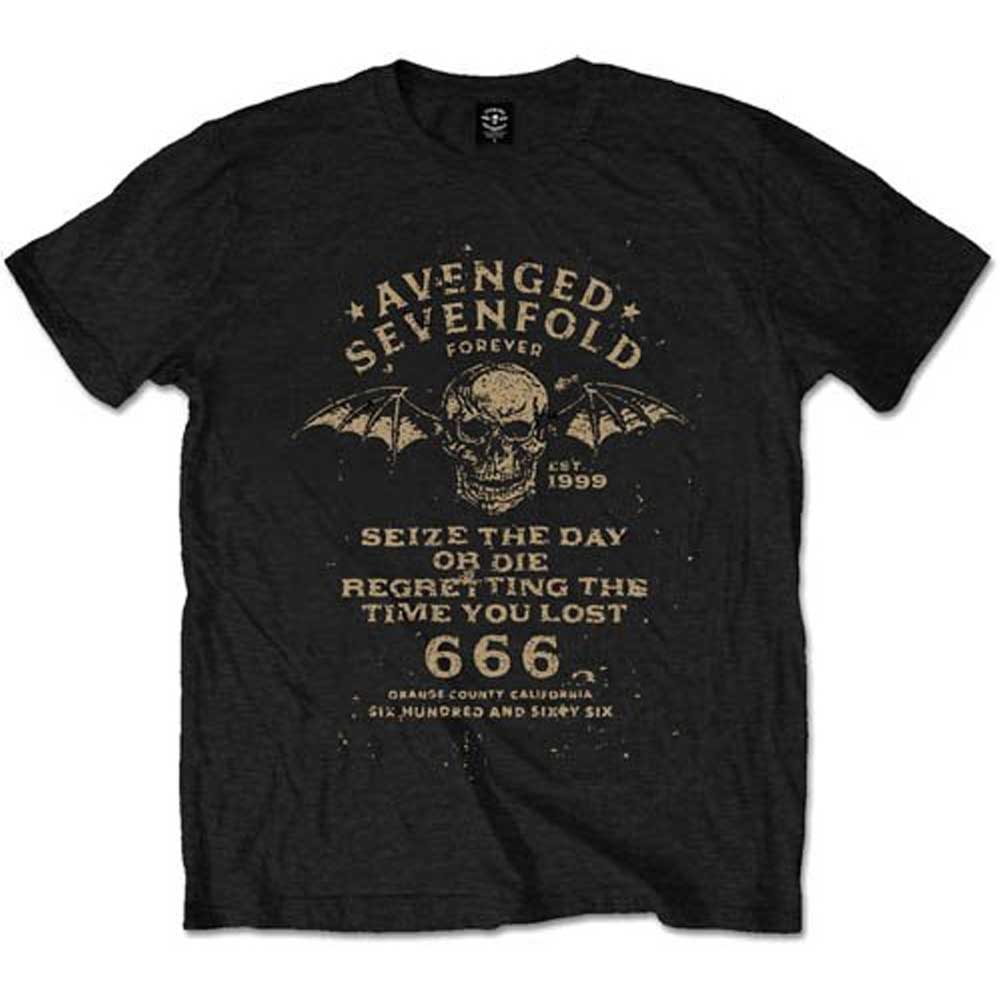 Avenged Sevenfold - Seize The Day Herren TShirt - Schwarz